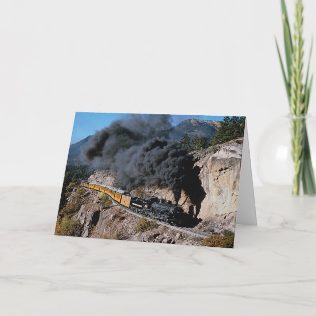 Durango und Silverton Eisenbahn, Nr. 481, BärCree Karte (Vorderseite)