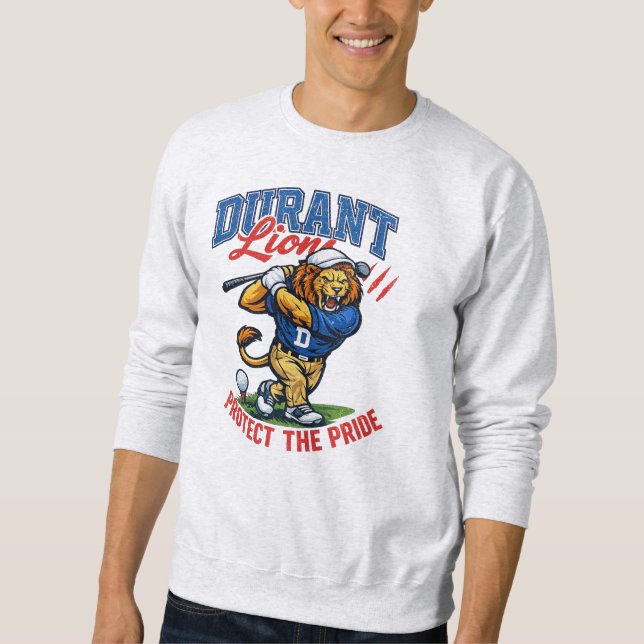 Durant Lions - Golf schützt den Stolz Sweatshirt (Vorderseite)