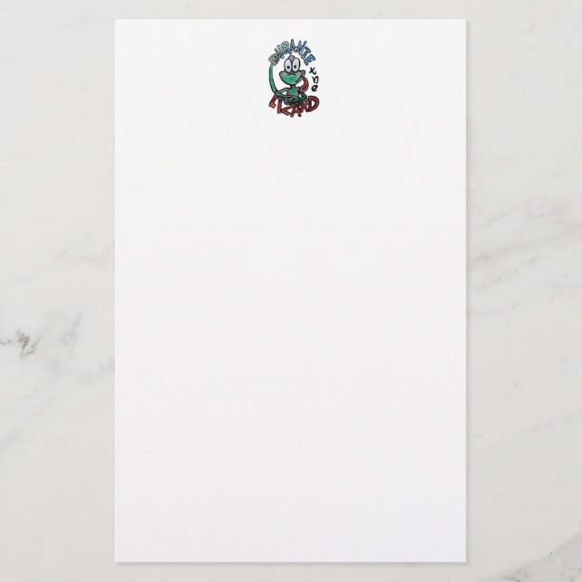 Durante Logo-Briefkopf-Briefpapier Briefpapier (Vorderseite)