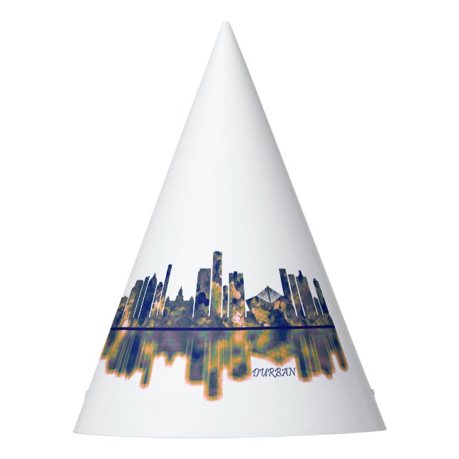 Durban Skyline Partyhütchen (Vorderseite)