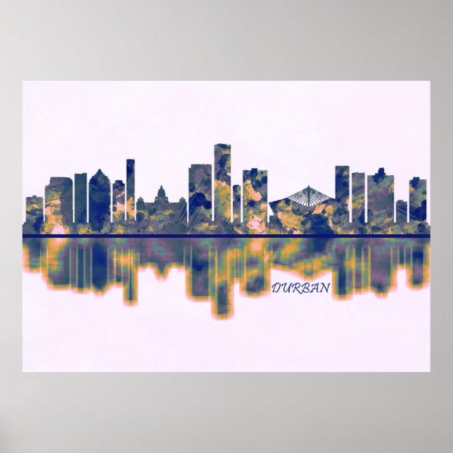 Durban Skyline Poster (Vorne)