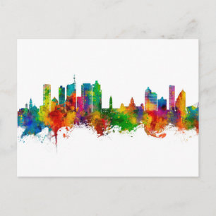 Durban South Africa Skyline Postkarte