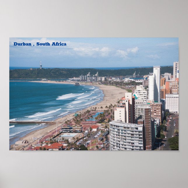Durban, Südafrika Poster (Vorne)