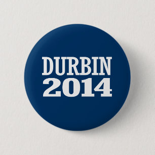 DURBIN 2014 BUTTON
