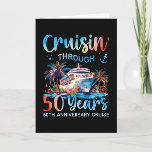 Durch 50 Jahre cruisen 50. Jubiläumskreuzfahrt T Karte