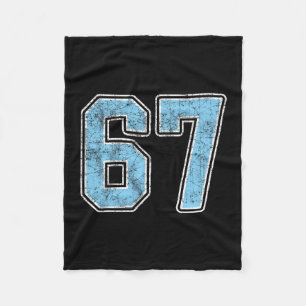 Durch Blue 67 Six Seven Meme Fleecedecke