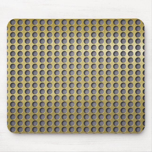 Durch Brushed Brass sehen Mousepad (Vorne)