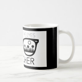 Durch das Auge einer Prediger-Kaffee-Tasse Tasse