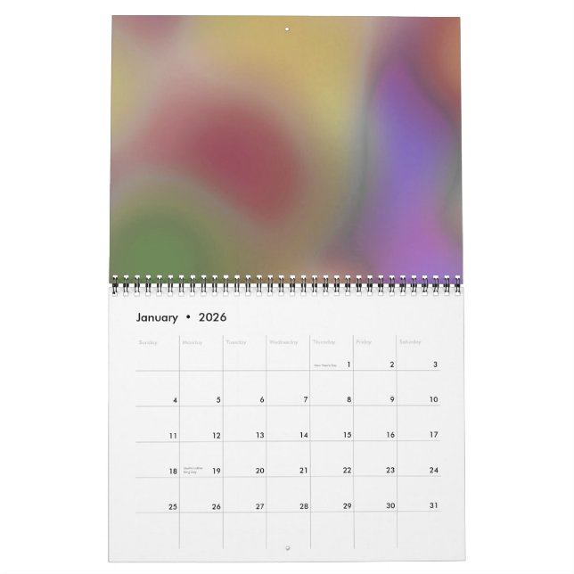 durch das aussehende Glas,... Kalender (Jan 2026)