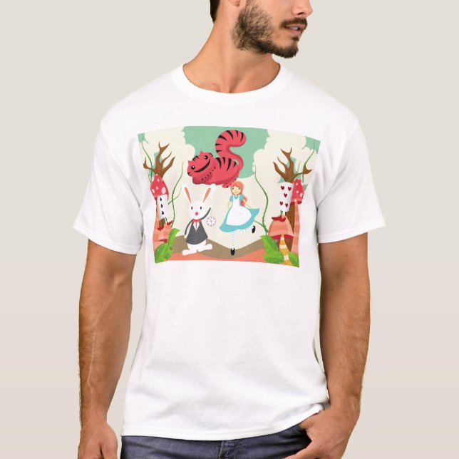 Durch das aussehende Glas T-Shirt (Vorderseite)