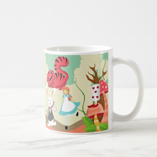 Durch das aussehende Glas Tasse (Rechts)