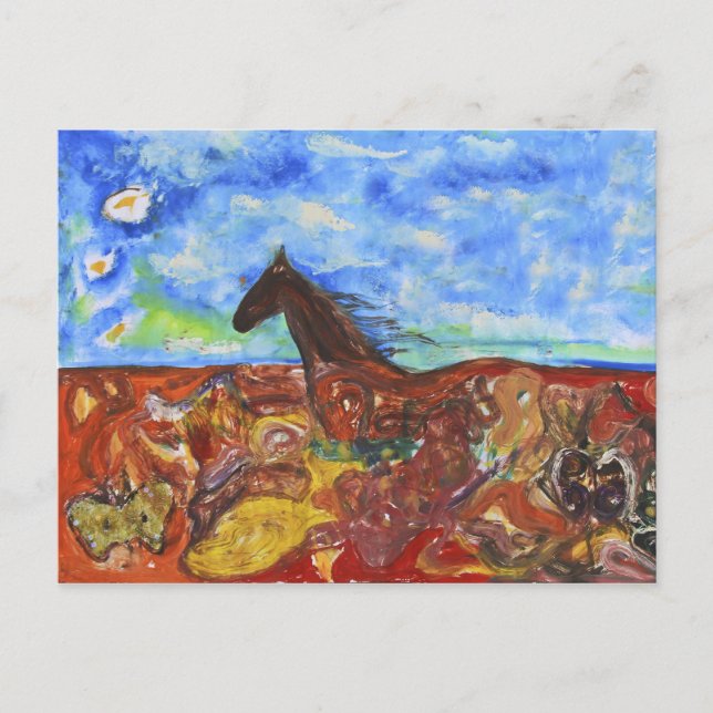 Durch das Feld Postkarte (Vorderseite)