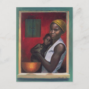 Durch das Fenster 1992 Postkarte