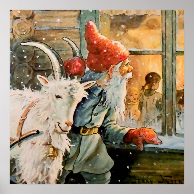 „Durch das Fenster“ von Jenny Nystrom Poster (Vorne)