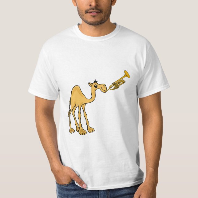 DURCH das Kamel, welches das Trompete-Shirt spielt T-Shirt (Vorderseite)