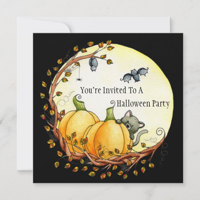 Durch das Licht der Mond-Einladung Einladung (Vorderseite)