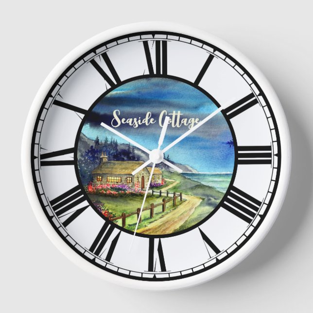 Durch das Licht der silbrigen Mondfarbe Uhr (Vorderseite)