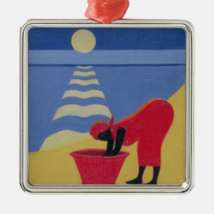 Durch das Seeufer 1998 Silbernes Ornament