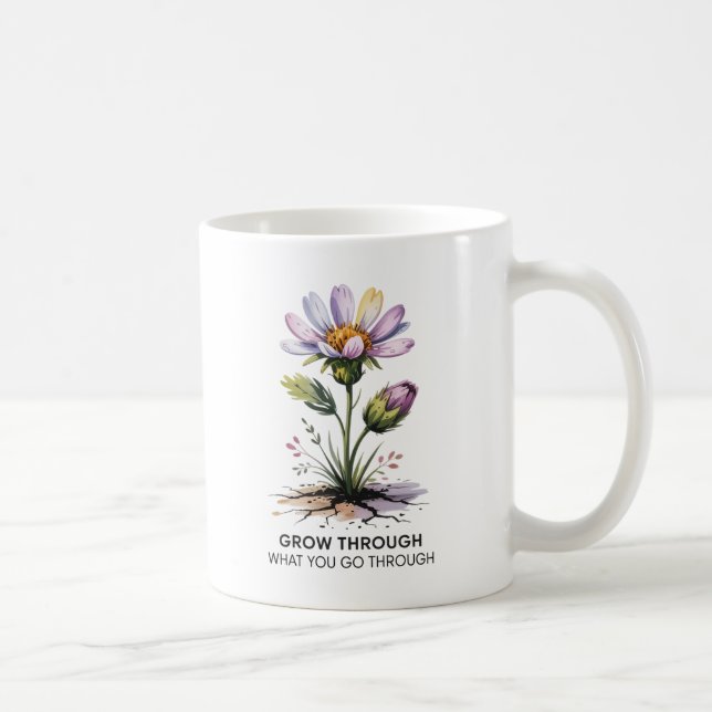 Durch das, was Sie durch Inspiration gehen Kaffeetasse (Rechts)