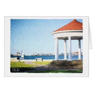 Durch das Wasser/Landschaft Kunst/Aquarellbild