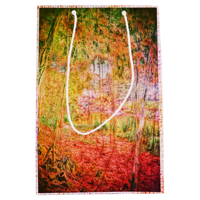 Durch den Banyan/Wald mit Sternendämmerung, Mittlere Geschenktüte (Vorderseite)