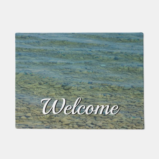 Durch den Lake Huron Willkommen Doormat Fußmatte (Vorderseite)