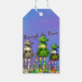 Durch den Regen Geschenkanhänger