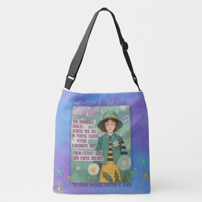 Durch den Regen Tasche und Kreuz (Rückseite)