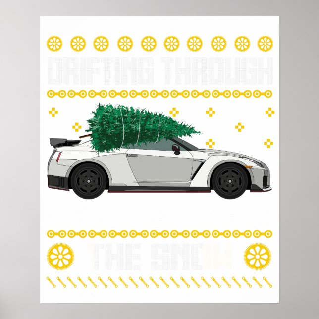 durch den Schnee treiben 2 Poster (Vorne)