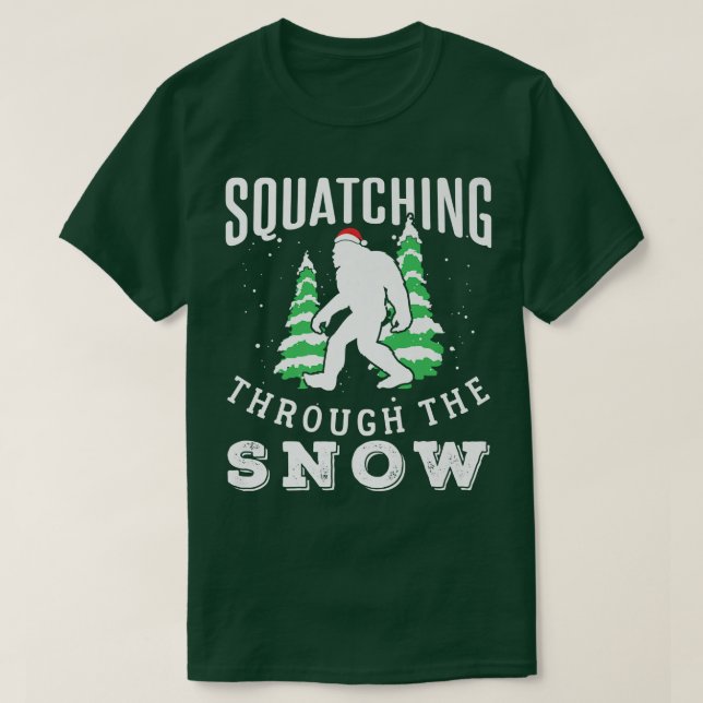 Durch den Schnee treten T-Shirt (Design vorne)
