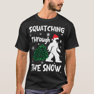 Durch den Schnee Weihnachten Sasquatch Sa T-Shirt
