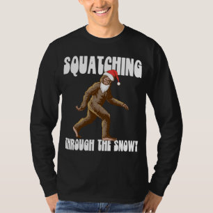 Durch den schneebedeckten Weihnachtssohn T-Shirt