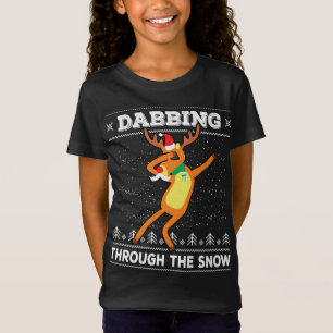 Durch den Schneerauber schlürfen hässliche Weihnac T-Shirt