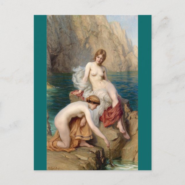 Durch den Sommermeer - Draper Postkarte (Vorderseite)