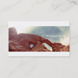 durch den Statik schwenken Visitenkarte