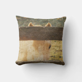 Durch den Zaun gucken Kissen