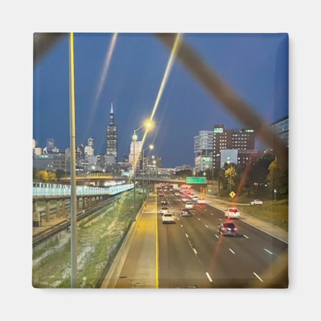 Durch den Zaun Magnet (Vorne)