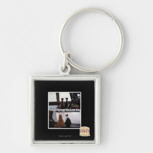 Durch dick und dünn schlüsselanhänger