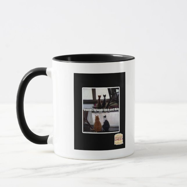 durch dick und dünn tasse (Links)