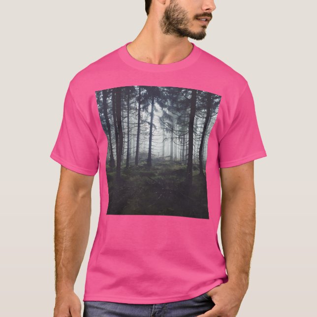 Durch die Bäume Nacht-Talker in Ghostwood Romant T-Shirt (Vorderseite)