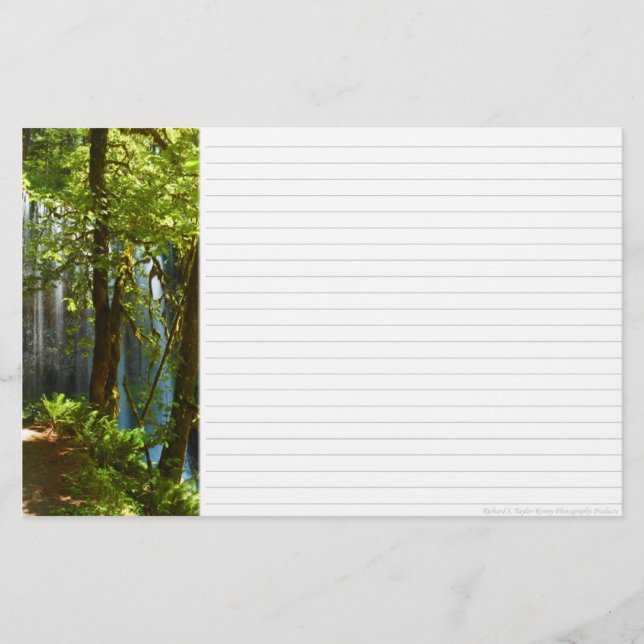 Durch die Baumhackerei Briefpapier (Vorderseite)