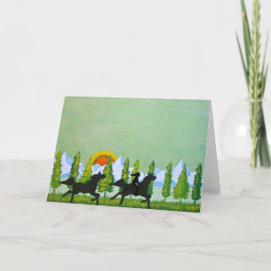 Durch die Felder Karte