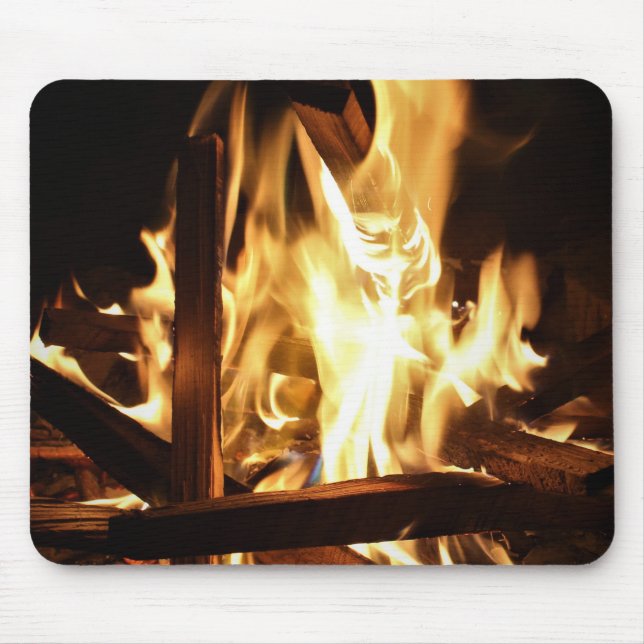 Durch die Flammen Mousepad (Vorne)
