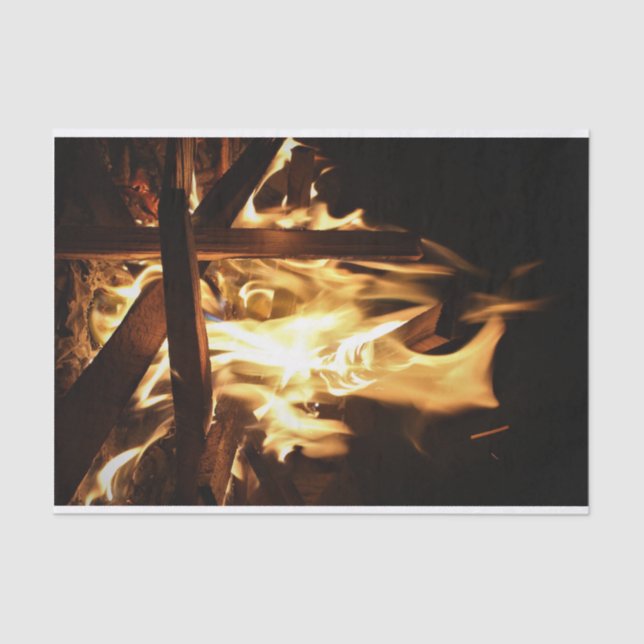 Durch die Flammen Seidenpapier (Vorderseite)