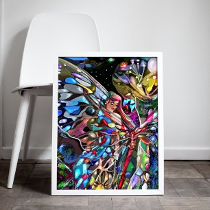 Durch die Flügel eines Schmetterlings Poster
