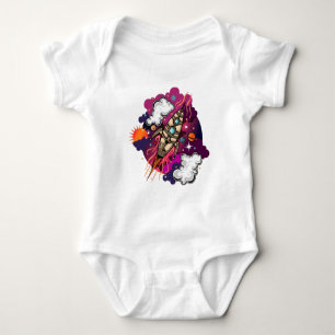 Durch die Galaxie Baby Strampler