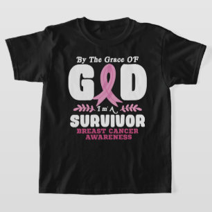 Durch die Gnade Gottes bin ich ein Brustkrebsüberl T-Shirt