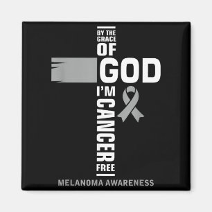 Durch die Gnade Gottes bin ich Melanom-Krebsüberle Magnet