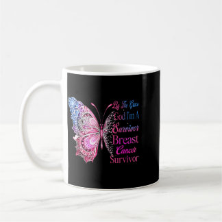Durch die Gnade Gottes ein Brustkrebsüberlebender Kaffeetasse