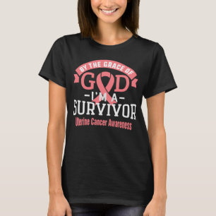 Durch die Gnade Gottes Uteruskrebsüberleben T-Shirt